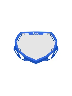 Box Two Number Plate Blue